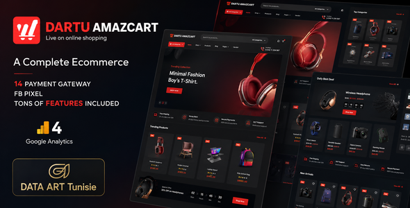 DARTU AmazCart - Complete eCommerce Platform