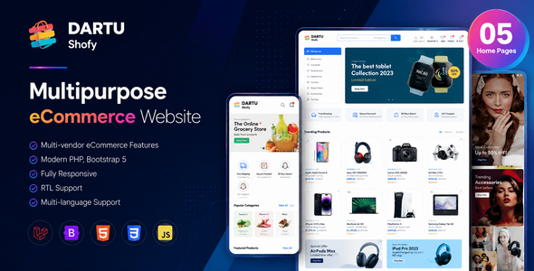 DARTU Shofy - eCommerce & Multivendor Marketplace
