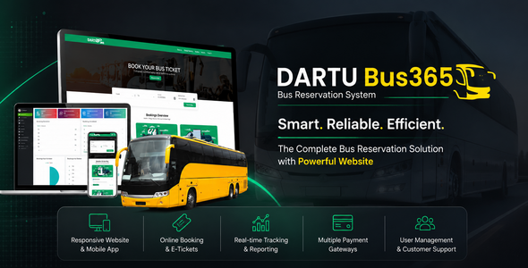 DARTU Bus365 - Bus Reservation System