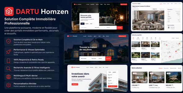 DARTU Homzen - Real Estate Agency Portal