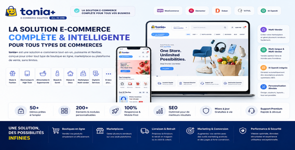 DARTU Tonia+ - Solution eCommerce Premium