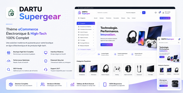 DARTU Supergear – eCommerce Electronics & High-Tech Stores