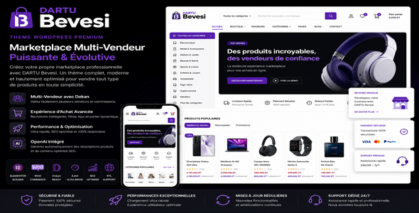DARTU Bevesi - Multi-Vendor & Marketplace eCommerce